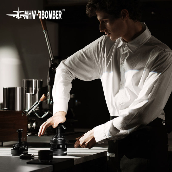 MHW 3BOMBER Yu Series-Impact Tamper-Flat base - 58.35mm